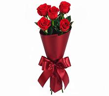 Букет 5 Красных роз Эдлесс Лав в Троицке