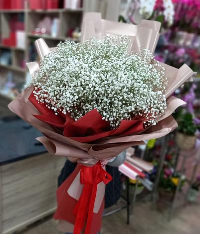 Букет цветов из: Гипсофила в Троицке