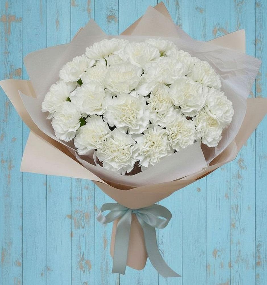 Букет цветов из: Гвоздики в Троицке