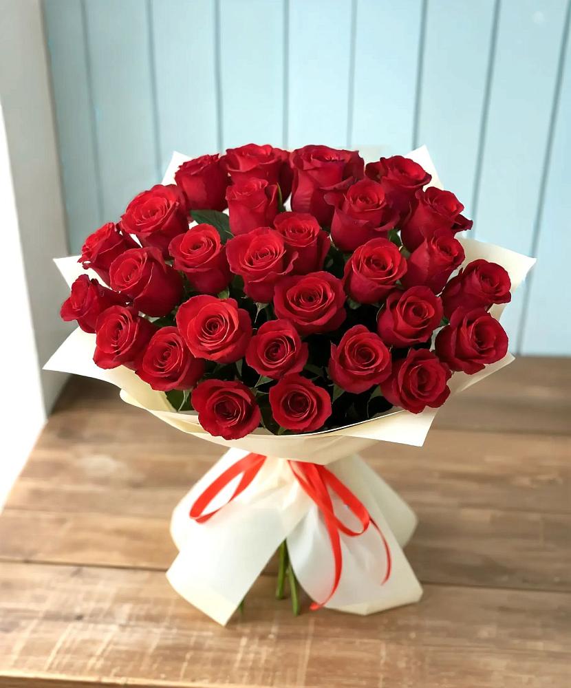 Букет 29 Красных роз в Троицке