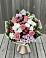 Букет цветов из: Альстромерии, Гвоздики, Розы и Хризантемы в Троицке