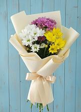 Букет цветов из:  Хризантемы в Троицке