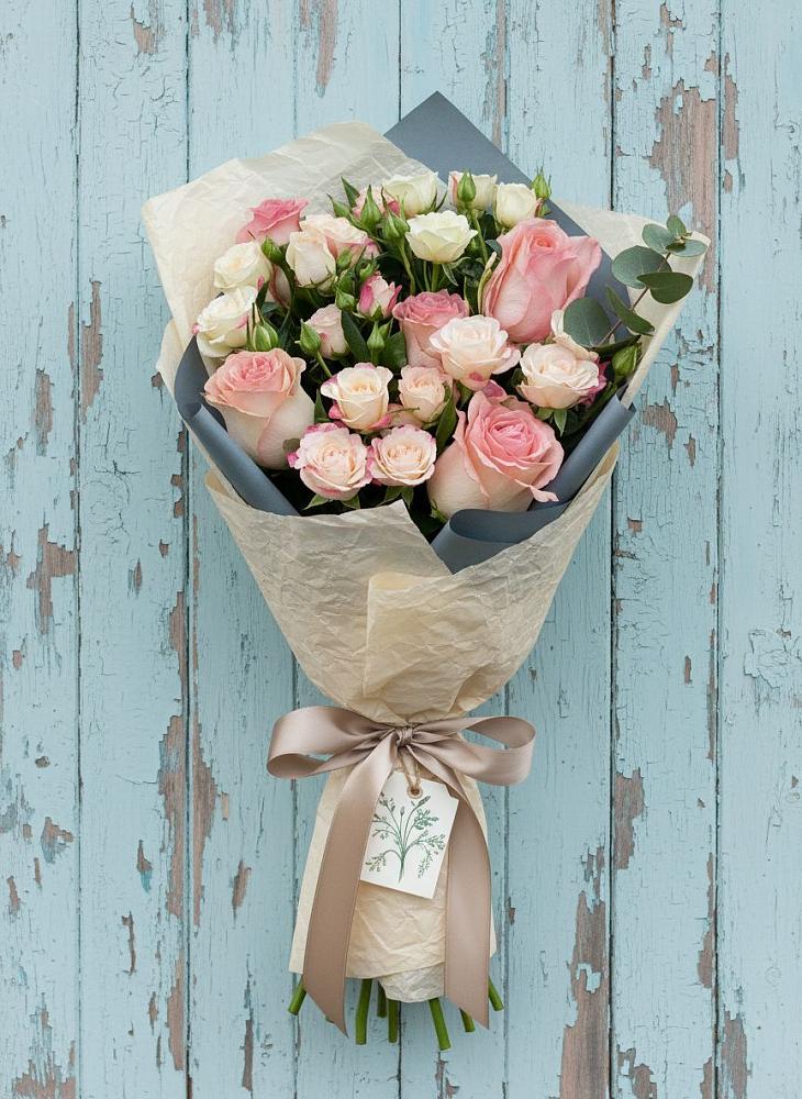 Букет цветов из: Розы в Троицке