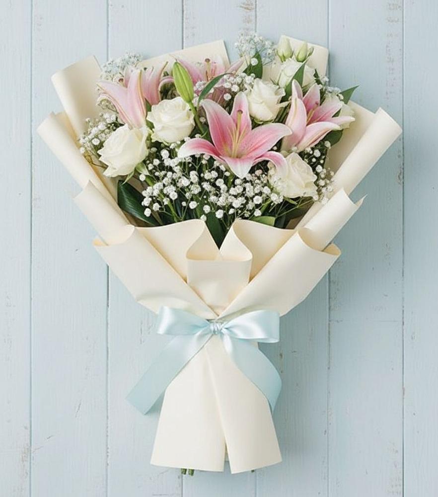 Букет цветов из: Лилии в Троицке