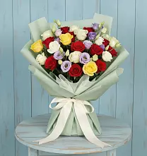 Букет цветов из:  Розы в Троицке