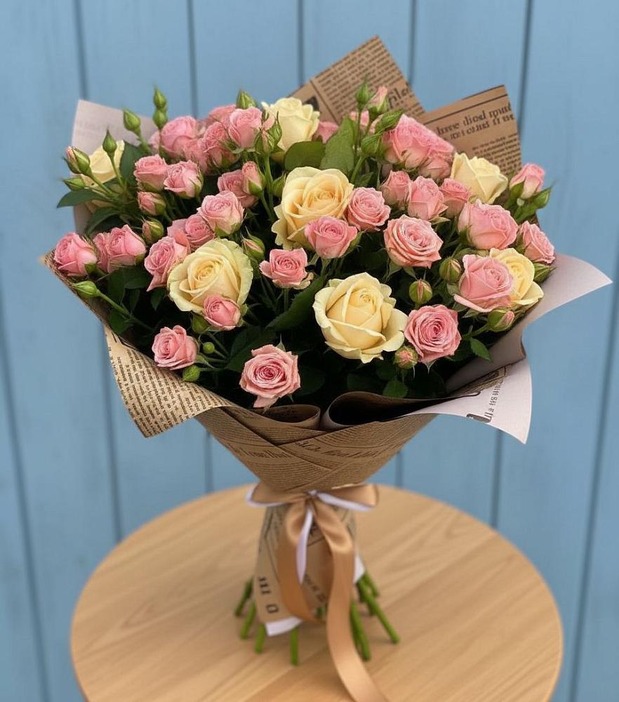 Букет цветов из: Розы в Троицке