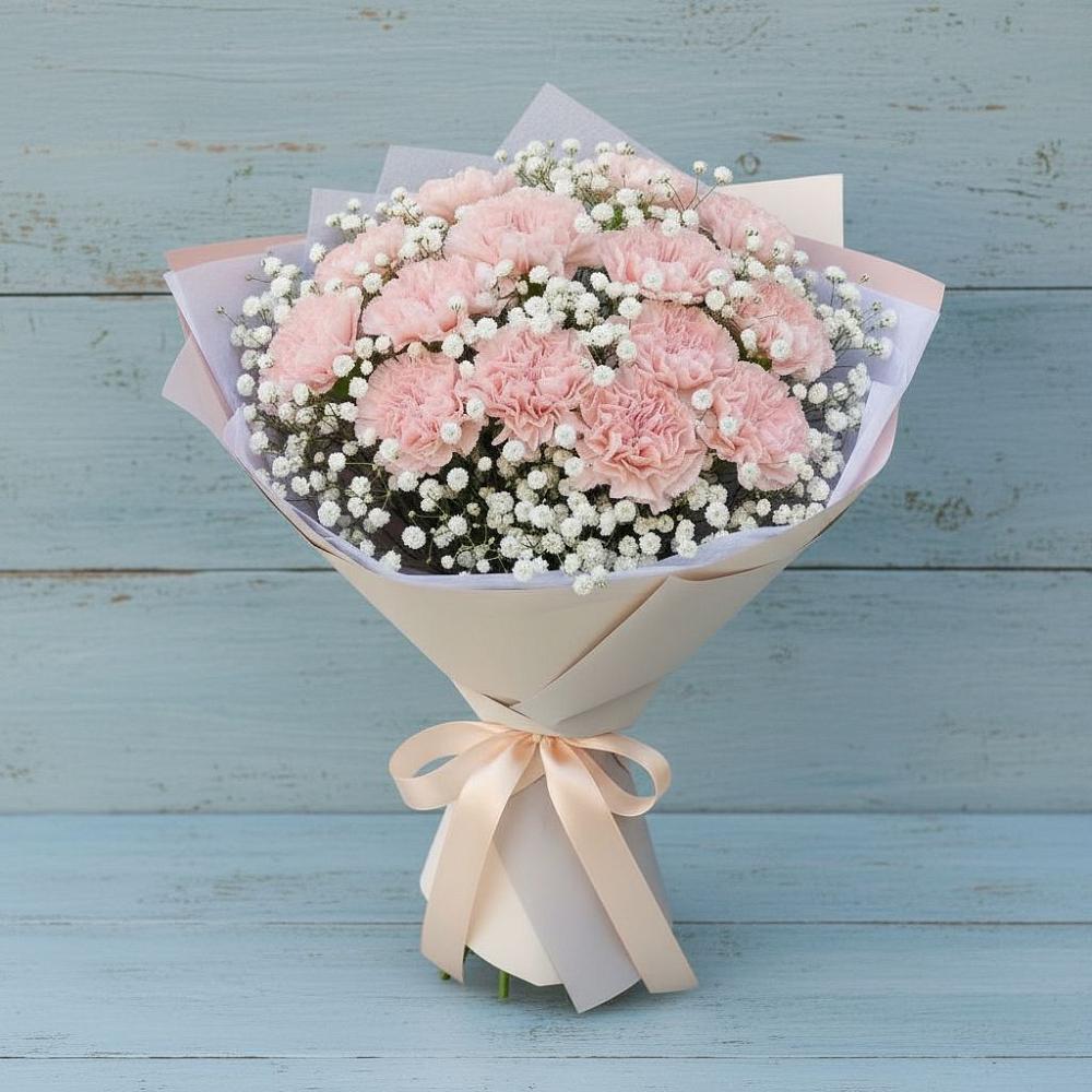 Букет цветов из: Гвоздики в Троицке