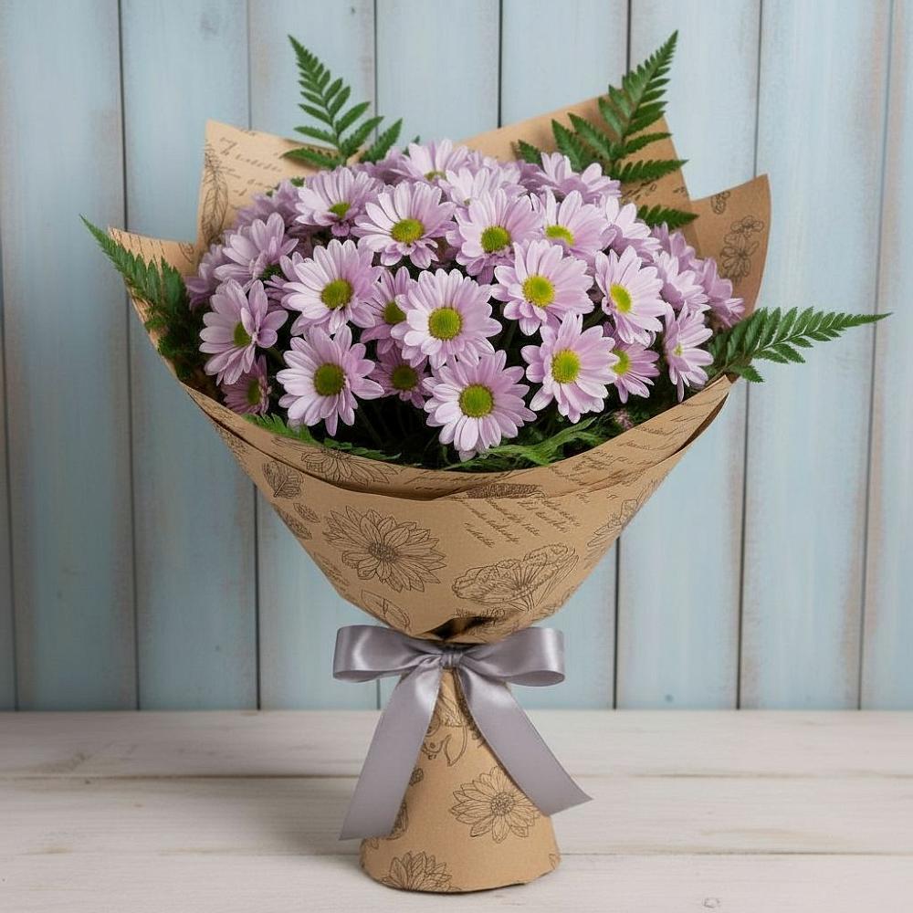 Букет цветов из: Хризантемы в Троицке
