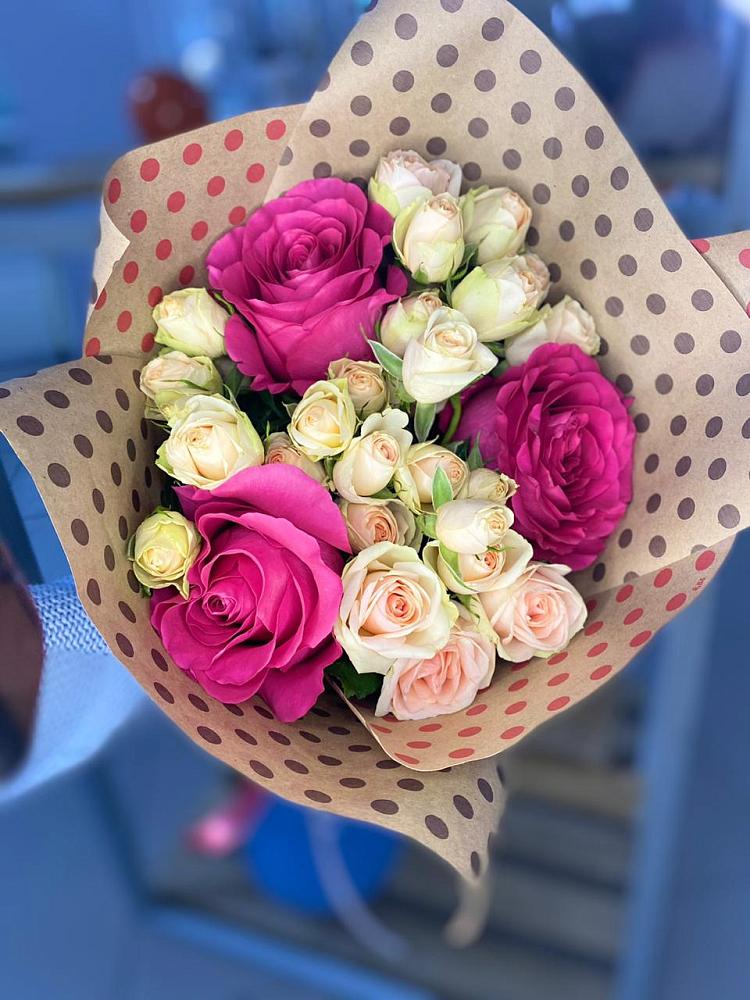 Букет цветов из: Розы в Троицке