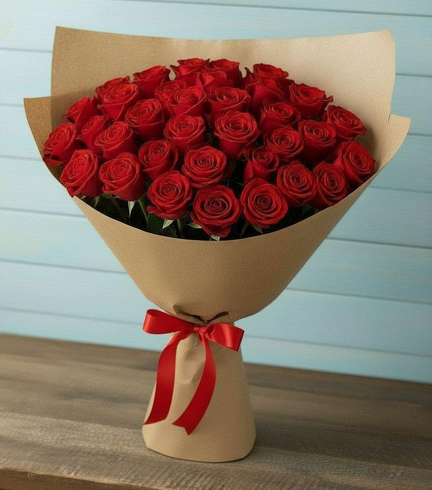 Букет Красные розы Милано в Троицке