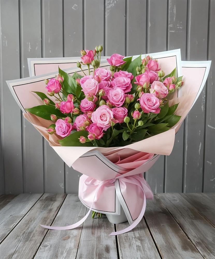 Букет Розовый кустик в Троицке