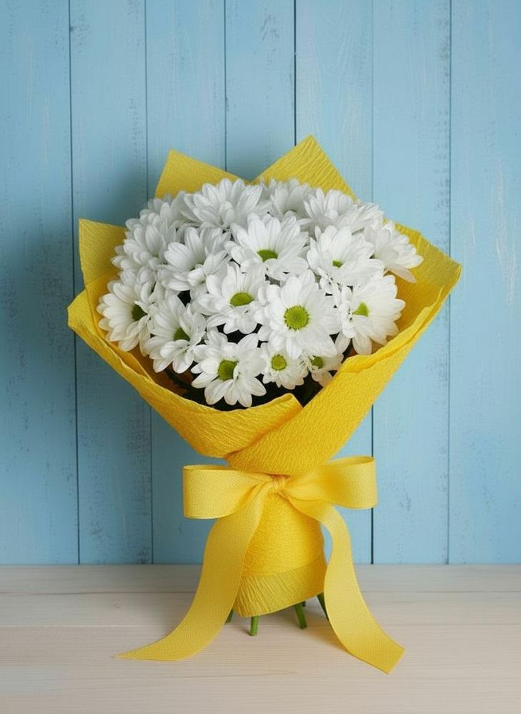 Букет цветов из: Хризантемы в Троицке