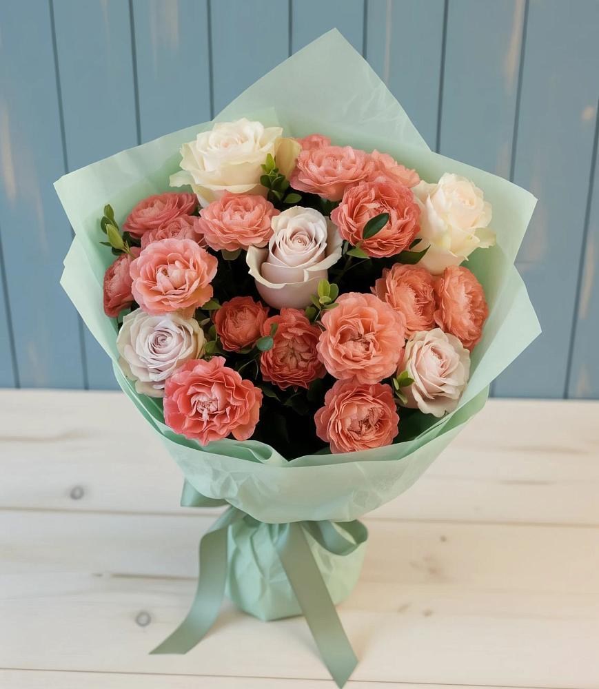 Букет цветов из: Розы в Троицке