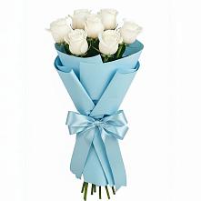 Букет 7 белых роз Проуд #REPLACE_PRED# Троицке