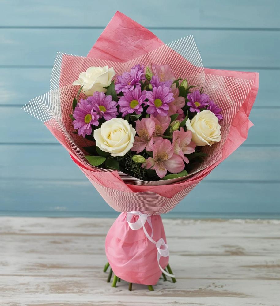 Букет цветов из: Герберы в Троицке