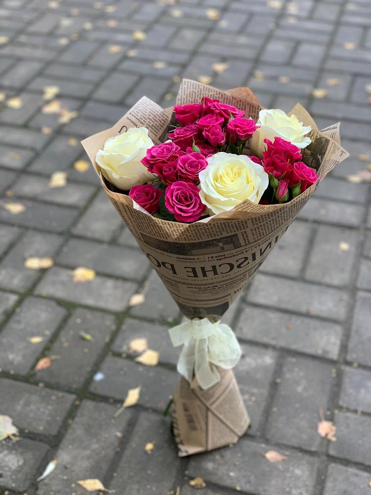 Букет цветов из: Розы в Троицке