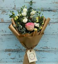 Букет цветов из:  Розы и Лизиантусы #REPLACE_PRED# Троицке